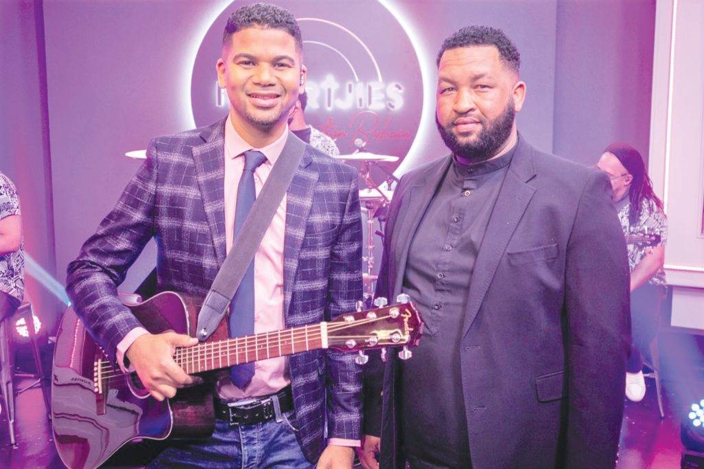 Chris takes gospel stage, and shines…
